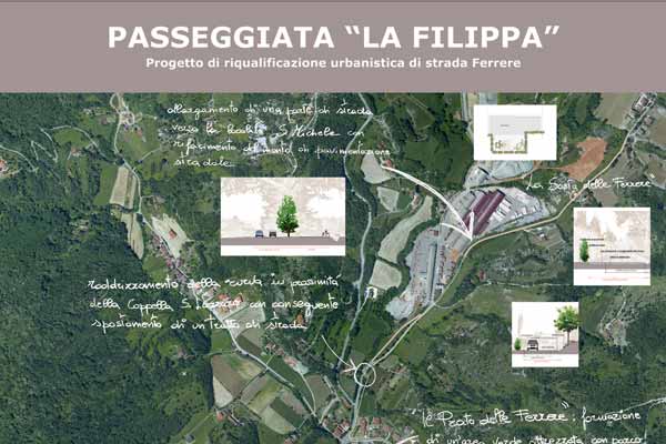 Percorsi ciclopedonali - Mappa passeggiata La Filippa